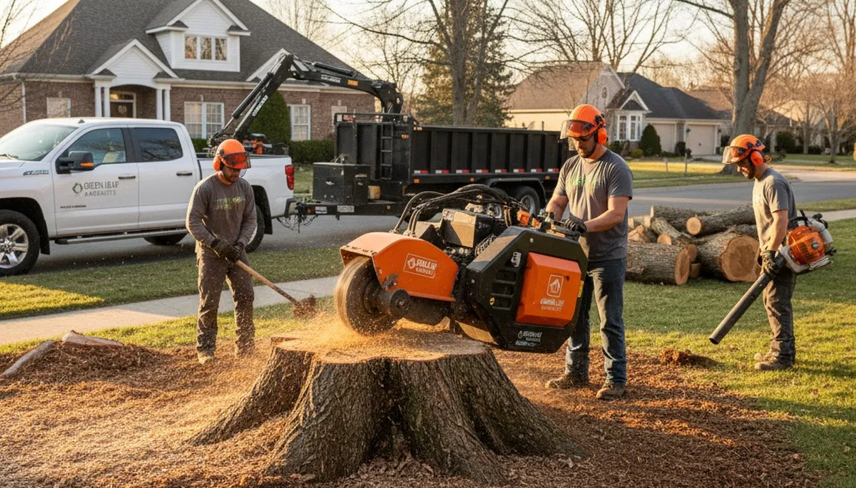 Professional stump removal service in Baton Rouge, LA clearing tree stumps safely and efficiently