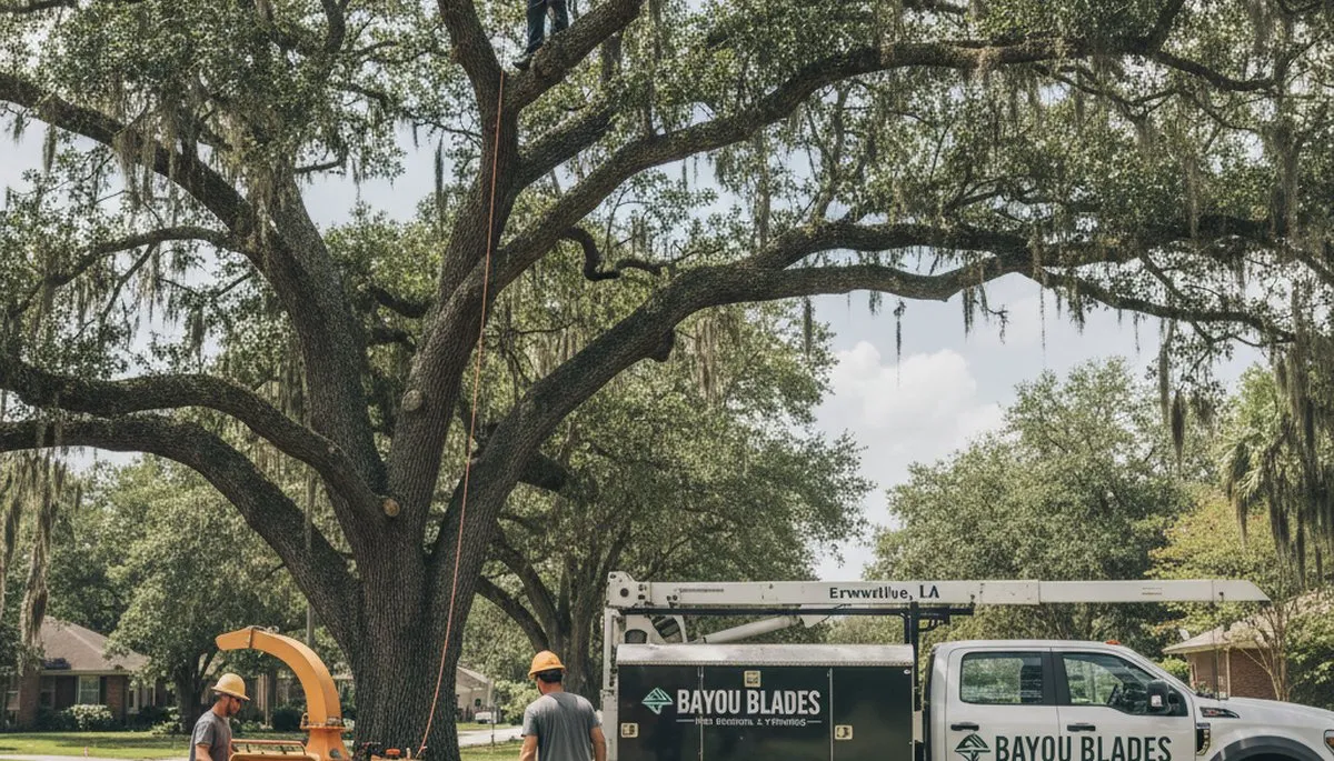 Professional tree removal service in Baton Rouge LA safely clearing trees and debris