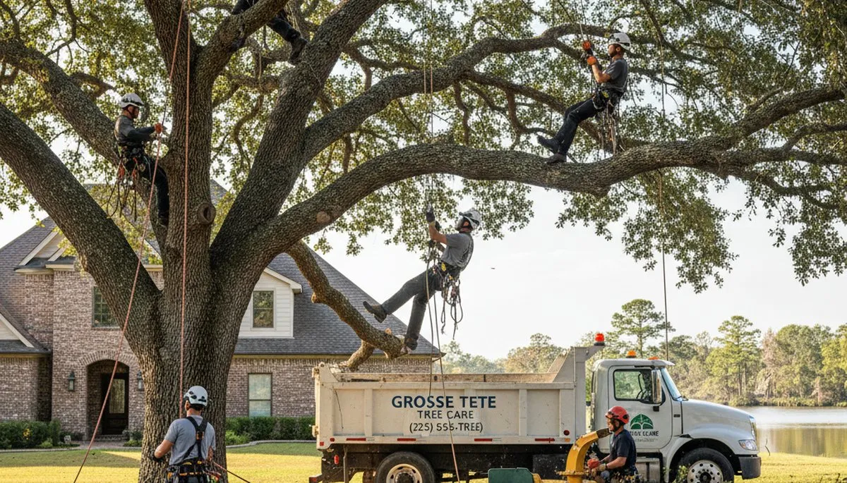 Professional tree removal service in Baton Rouge, LA by local certified arborists